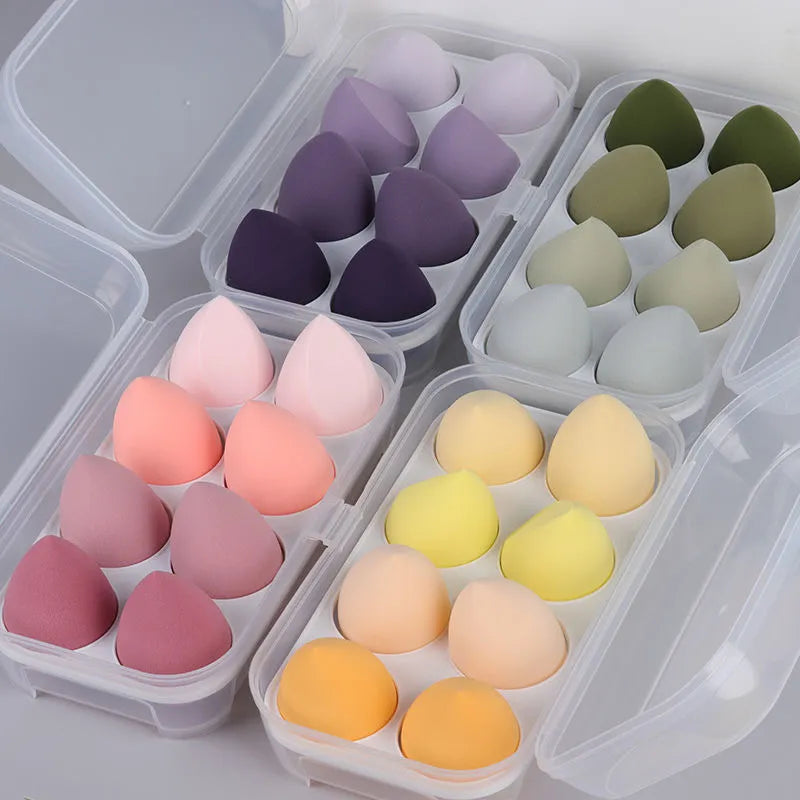 4Pc Beauty Egg Makeup Blender Cosmetic Puff Makeup Sponge Cushion Foundation Powder Sponge Beauty Tool Women Make Up Accessories-4