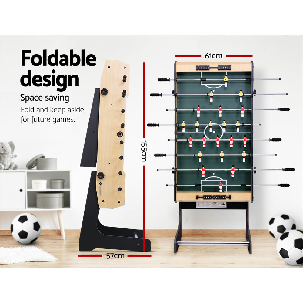 4FT Foldable Soccer Table Tables Balls Foosball Football Game Home Party Gift-5