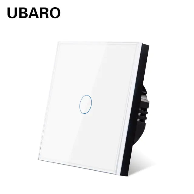 UBARO Crystal Tempered Glass Wall Panel Touch Switch