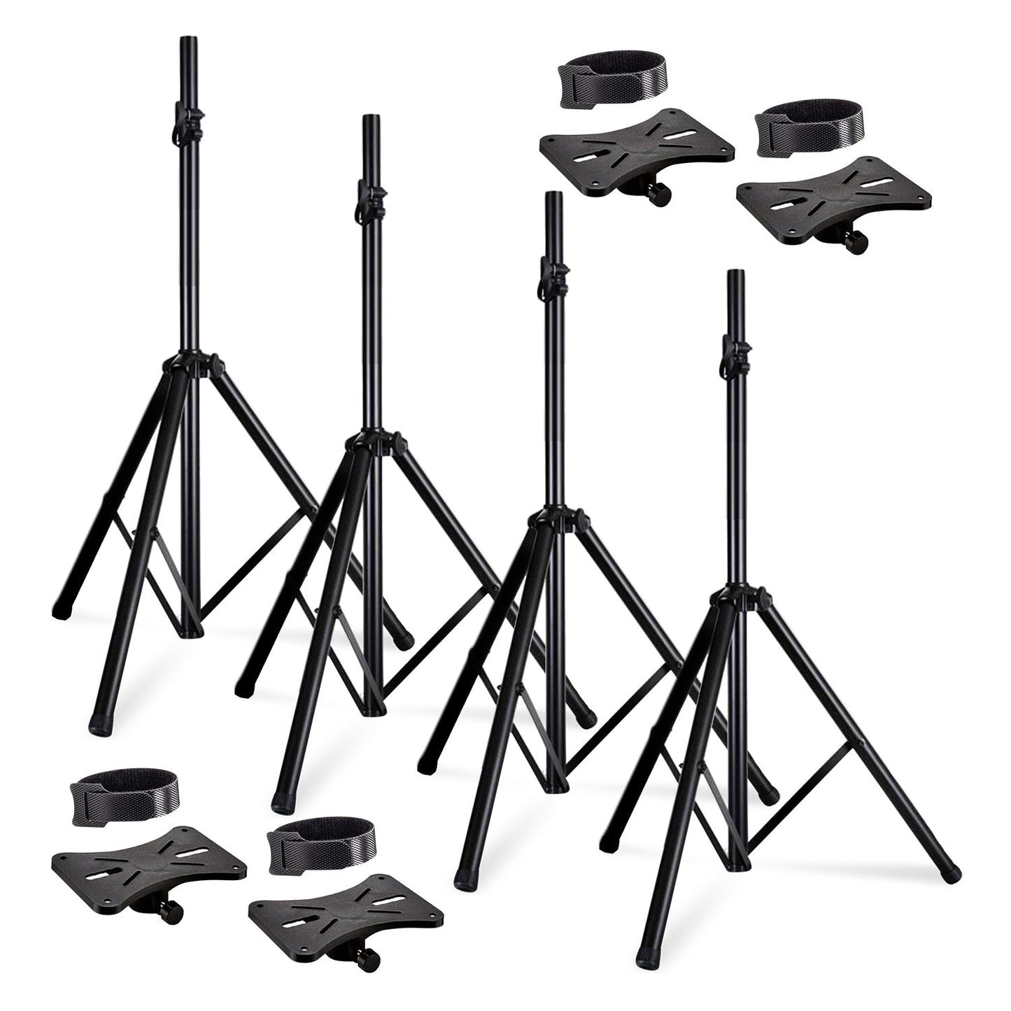 5Core Speaker Stand Tripod Tall Adjustable 35mm DJ Studio Monitor Stands Pole Mount-6