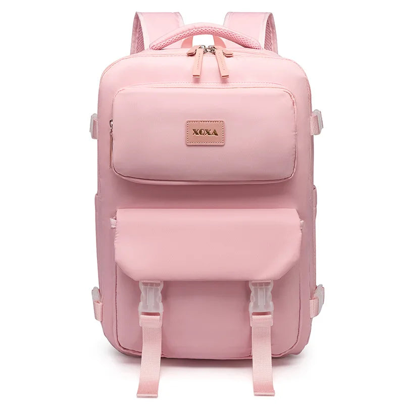 Multi-layer Large Travel Backpack 15.6 Inch Laptop Business Trip Rucksack Women Men Luggage Pack Students School Bag-8