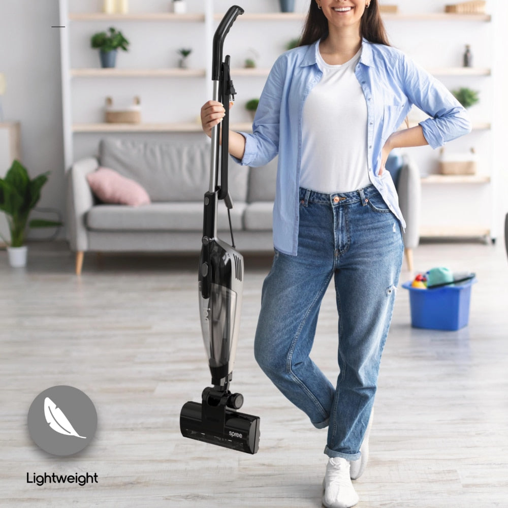 Spree, 3-in-1 Multi-Surface Lightweight Upright/Hand Held Vacuum Cleaner with Carpet Floor Brush