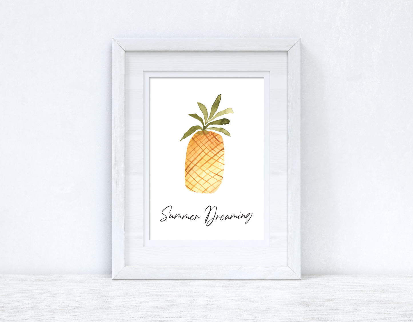 Summer Dreaming Pineapple Summer Seasonal Wall Home Decor Print-1