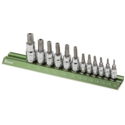 12-pc tamper resistant torx bit set