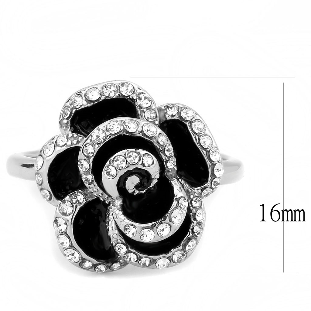 a874-tk3577-tk3577-stainless-steel-ring-no-plating-women-top-grade-crystal-clear