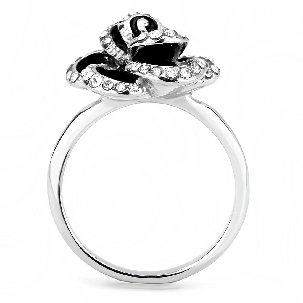 a874-tk3577-tk3577-stainless-steel-ring-no-plating-women-top-grade-crystal-clear