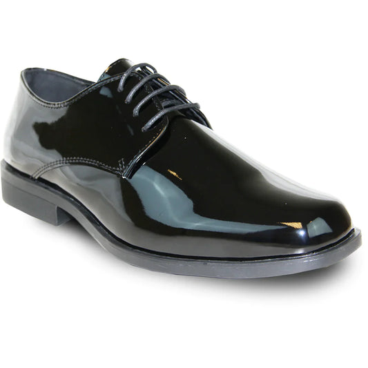 VANGELO Men Dress Shoe TUX-1 Oxford Formal Tuxedo for Prom & Wedding Black Patent-0