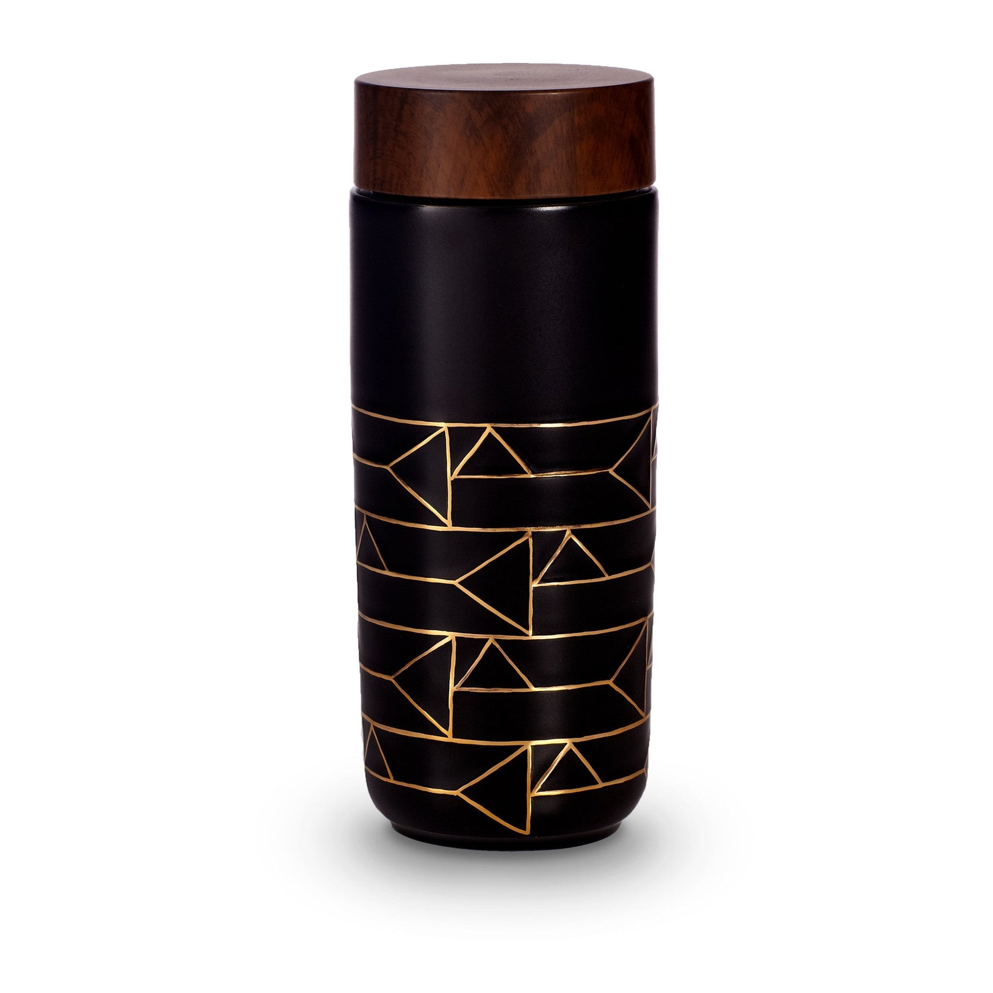 The Alchemical Signs Gold Ceramic Travel Mug-1