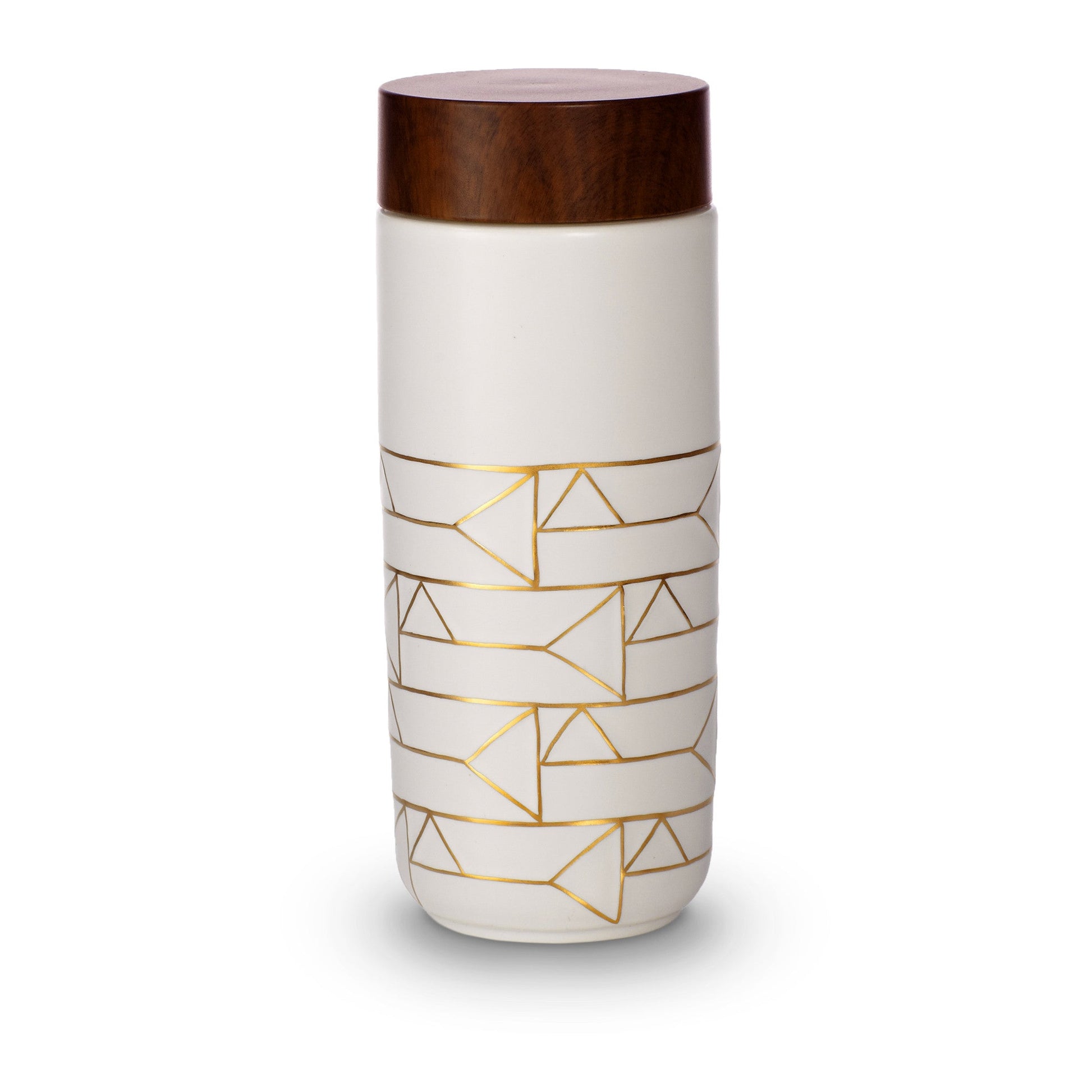 The Alchemical Signs Gold Ceramic Travel Mug-3