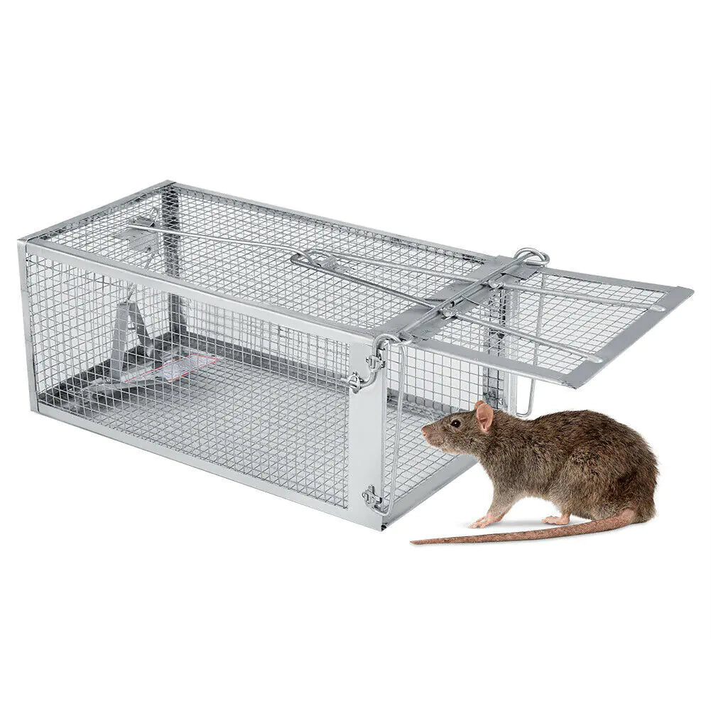 USA Mouse Trap Rat Trap Rodent Trap Live Catch Cage, Easy to Set Up and Reuse