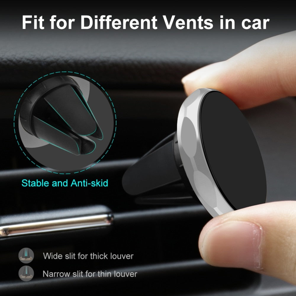 Magnetic Car Phone Holder For iPhone Samsung Magnet Mount 360 Rotation Car Holder for Phone in Car Phone Holder Stand