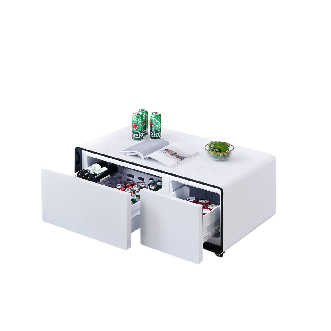 Multifunctional Smart Coffee Table with Fridge-0