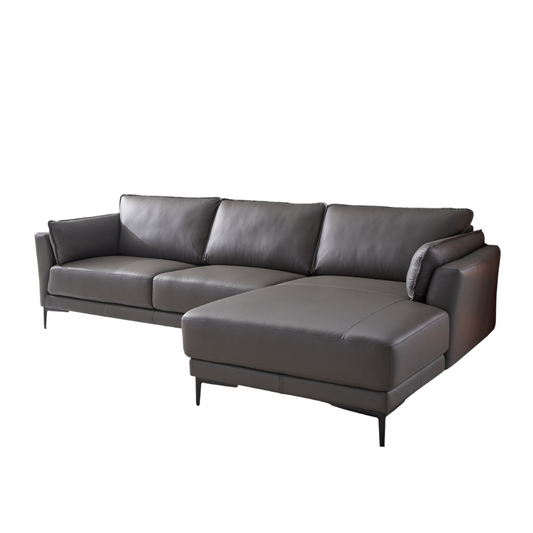 ACME Meka Sectional Sofa, Anthracite Leather-0