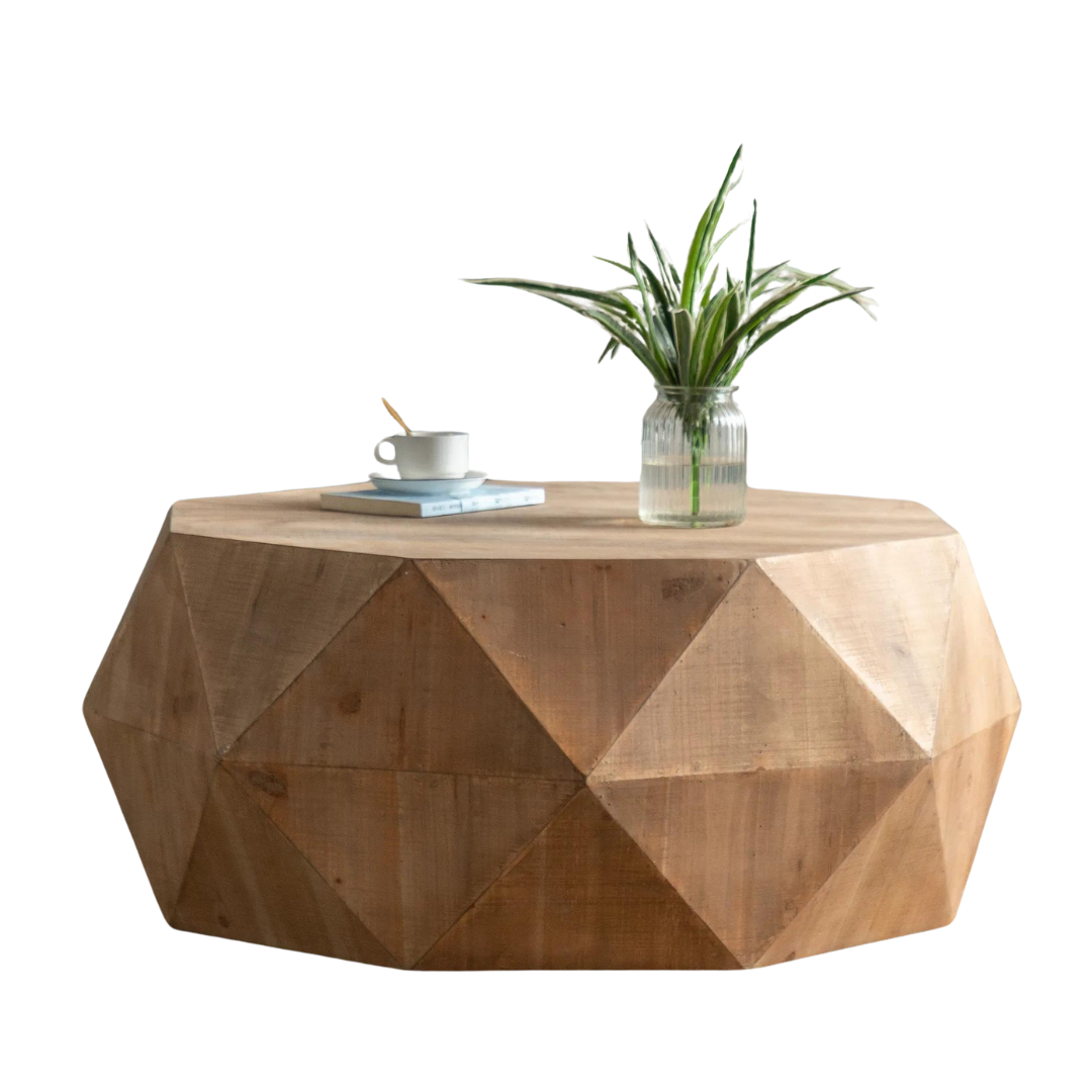 Three-dimensional Retro Style Coffee Table-0