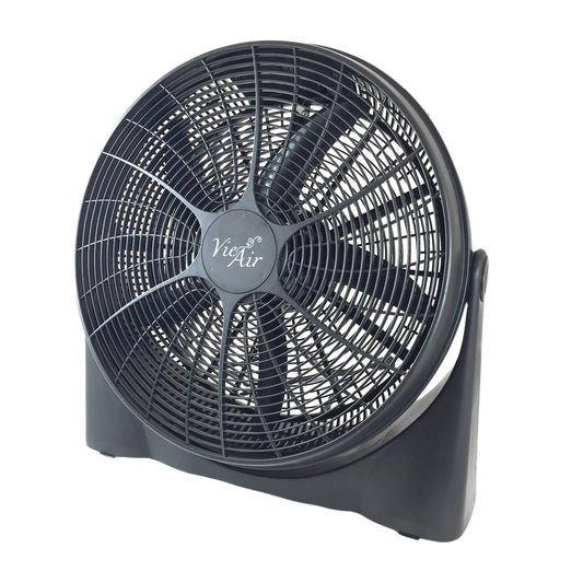 Vie Air 20 Inch High-Velocity 5 Blade Tilting Ultra Lightweight Turbo Floor Fan