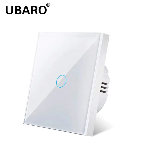 UBARO Crystal Tempered Glass Wall Panel Touch Switch