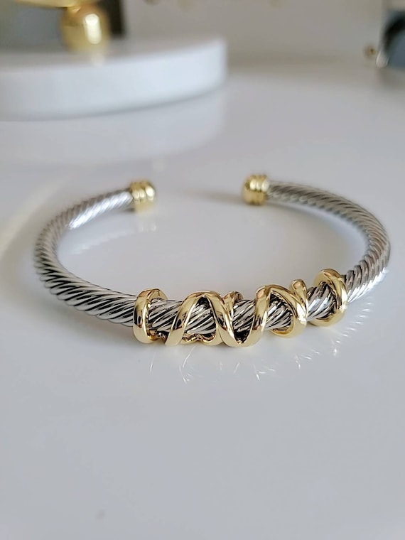 Wrap around Design Cable Bracelet-3