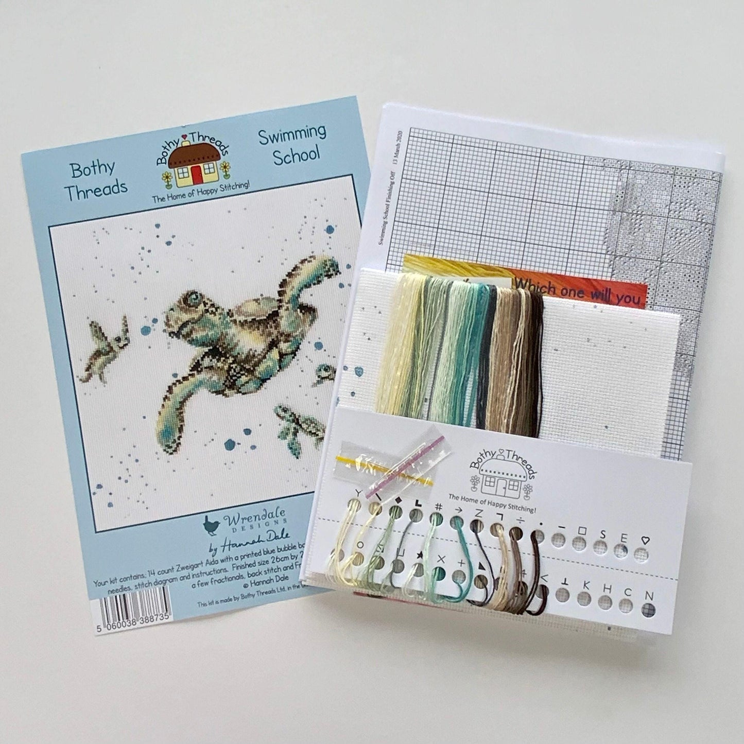 Swimming School XHD64 Counted Cross Stitch Kit-1