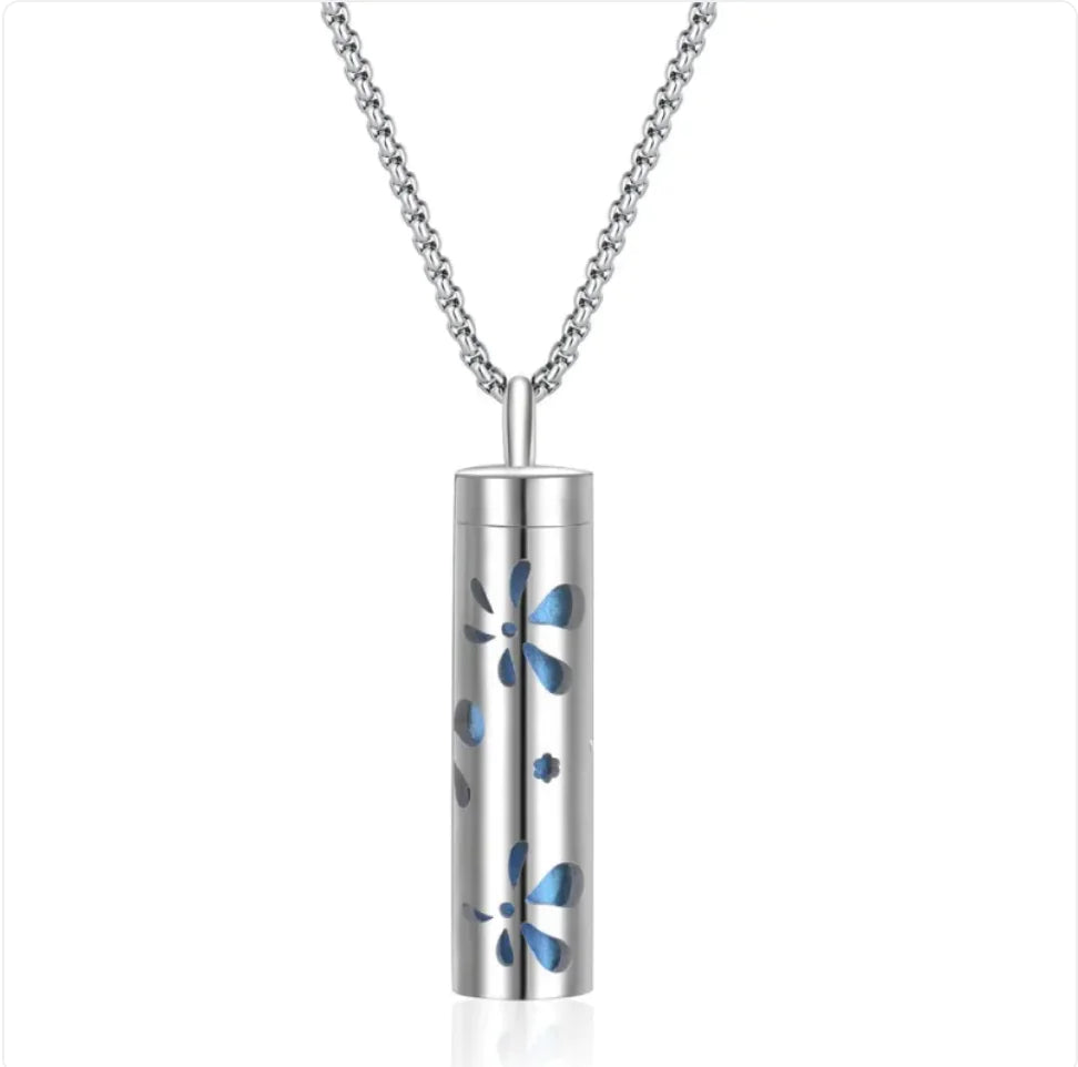 316L Stainless Steel Perfume Oil Diffuser Necklace