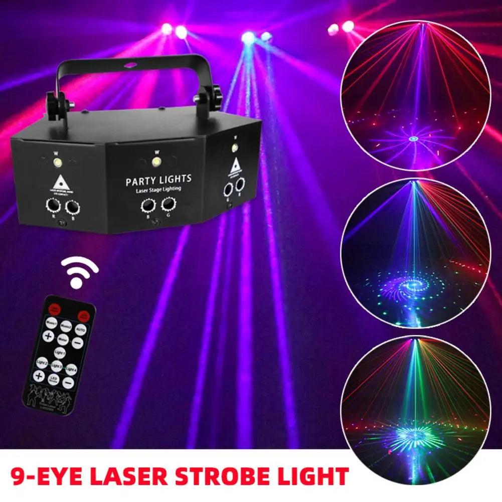 9-Eye Laser Stage Light