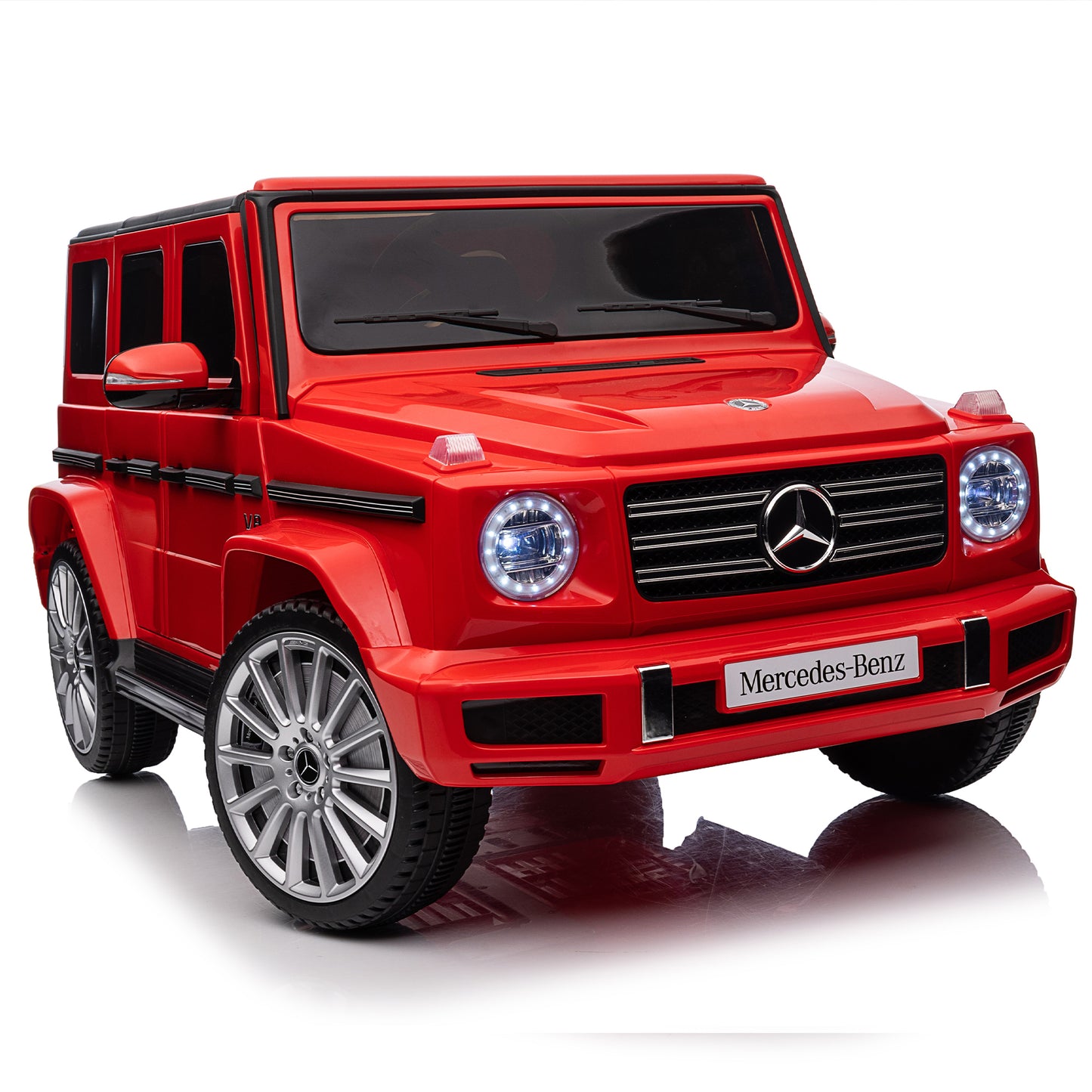 Licensed Mercedes-Benz G500,24V Kids ride on toy 2.4G W/Parents Remote Control,electric car for kids,Three speed adjustable,Power display, USB,MP3 ,Bluetooth,LED light,Three-point safety belt