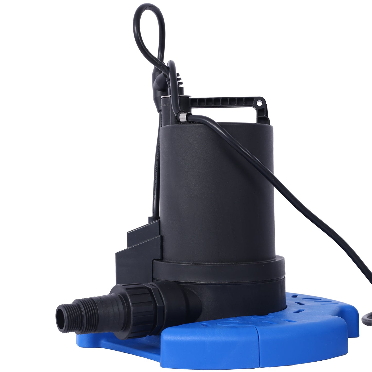 1/4 HP Automatic Swimming Pool Cover Pump 120 V Submersible with 3/4 Check Valve Adapter1850 GPH Water Removal for Pool, Hot Tubs, Rooftops, Water Beds and more
