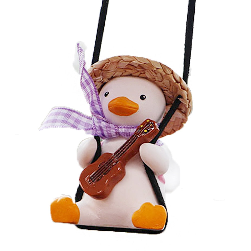 car-pendant-cute-swinging-duck