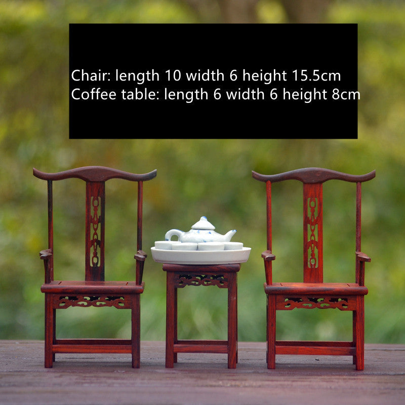 Red Rosewood Miniature Furniture Model