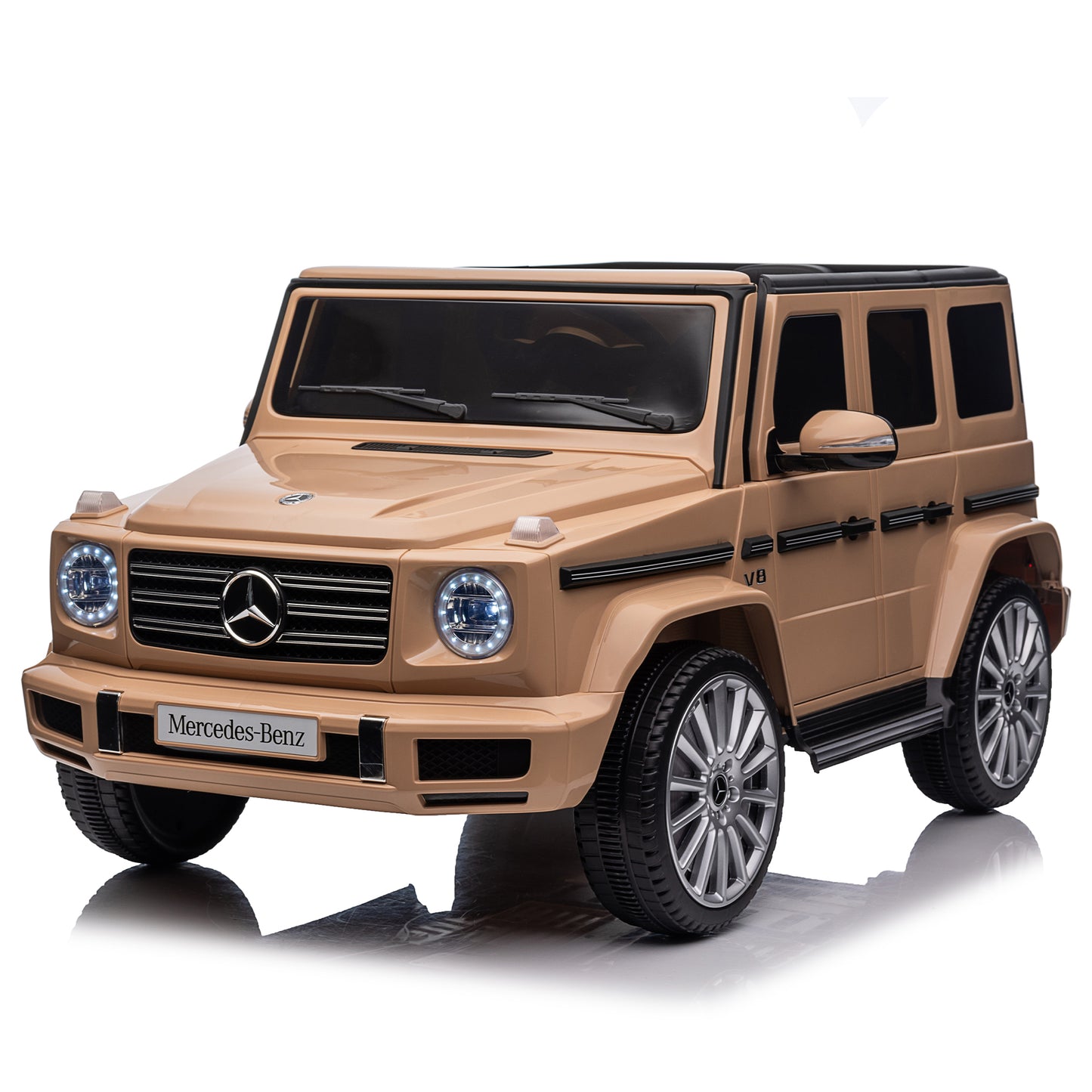 Licensed Mercedes-Benz G500,24V Kids ride on toy 2.4G W/Parents Remote Control,electric car for kids,Three speed adjustable,Power display, USB,MP3 ,Bluetooth,LED light,Three-point safety belt