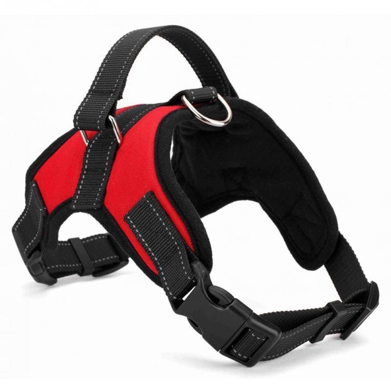 Adjustable Dog Chest Harness With Optional Accessories-0