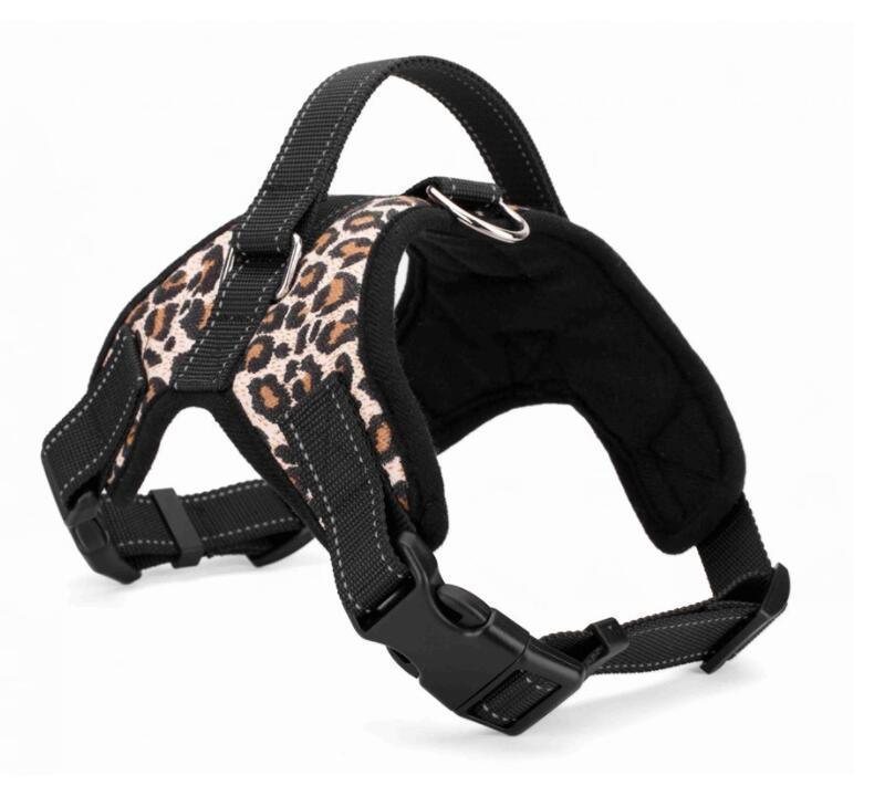 Adjustable Dog Chest Harness With Optional Accessories-4