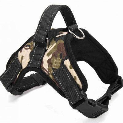 Adjustable Dog Chest Harness With Optional Accessories-1