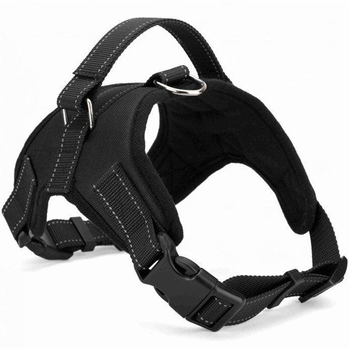 Adjustable Dog Chest Harness With Optional Accessories-2