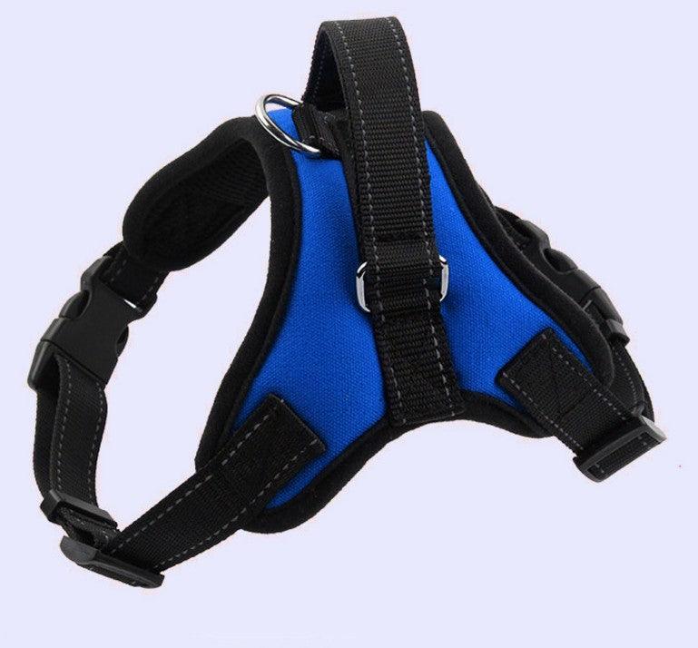 Adjustable Dog Chest Harness With Optional Accessories-5