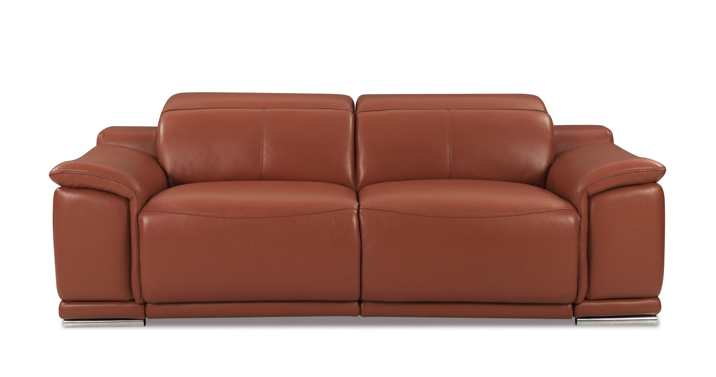 Genuine Italian Leather Power Reclining Sofa-0