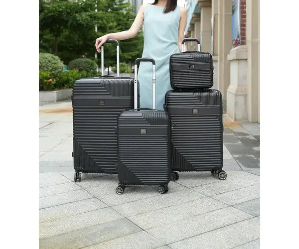 MKF Mykonos Luggage Set by Mia K- 4 pieces