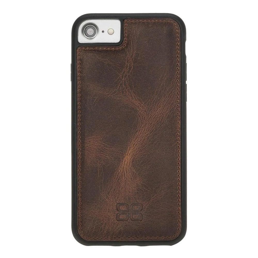 Flexible Genuine Leather Back Cover for Apple iPhone 7 8 SE2 SE3 Series-15