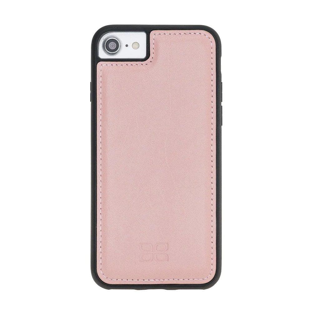 Flexible Genuine Leather Back Cover for Apple iPhone 7 8 SE2 SE3 Series-5