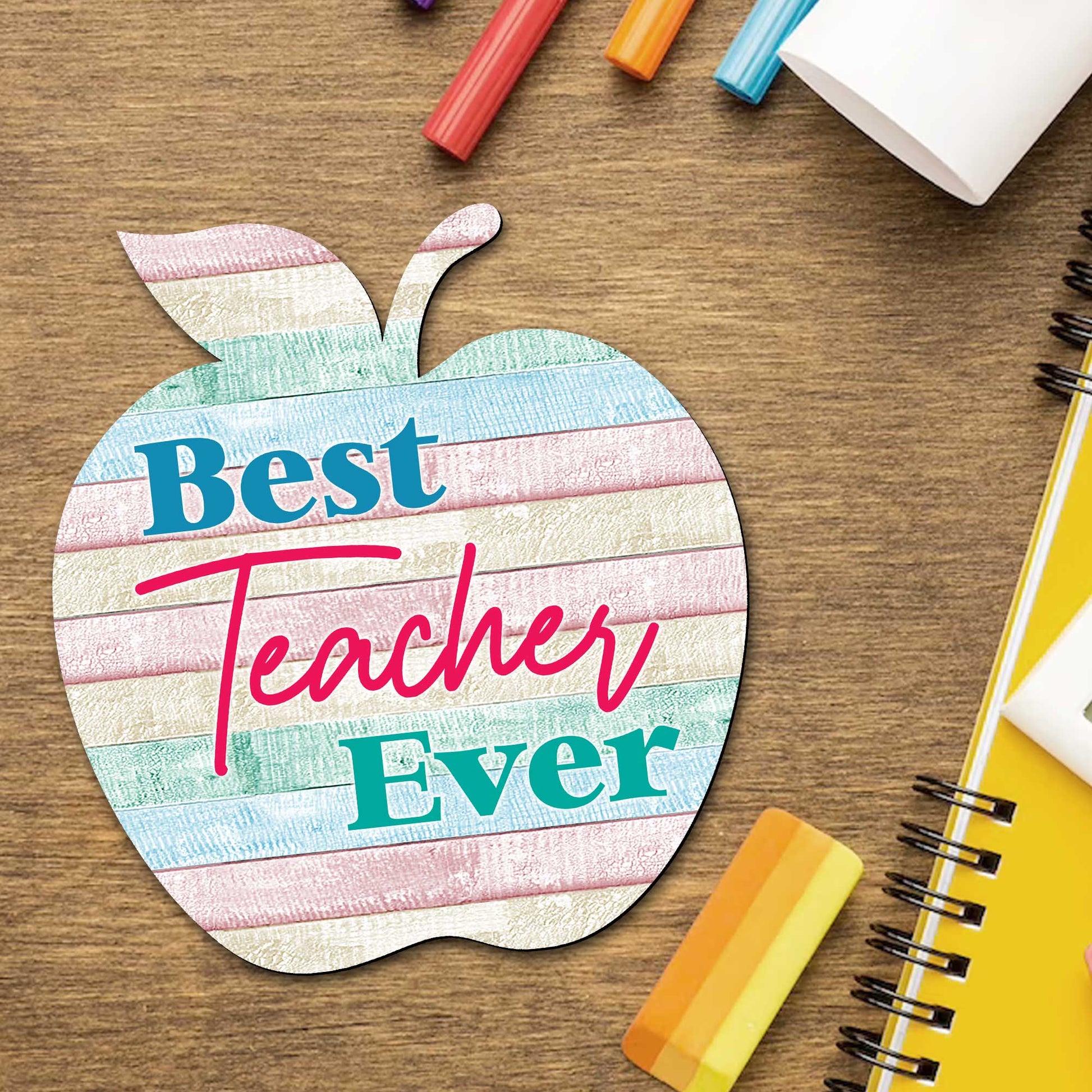 Unique gift for teacher | Back to School Gift | Teacher apple sign | End of year gift | Teacher appreciation - 8457613-1