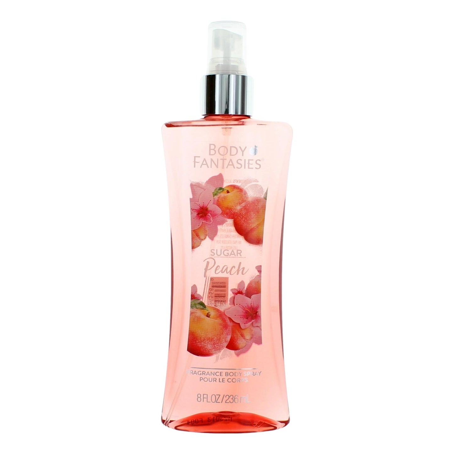 Sugar Peach by Body Fantasies, 8 oz Fragrance Body Spray for Women