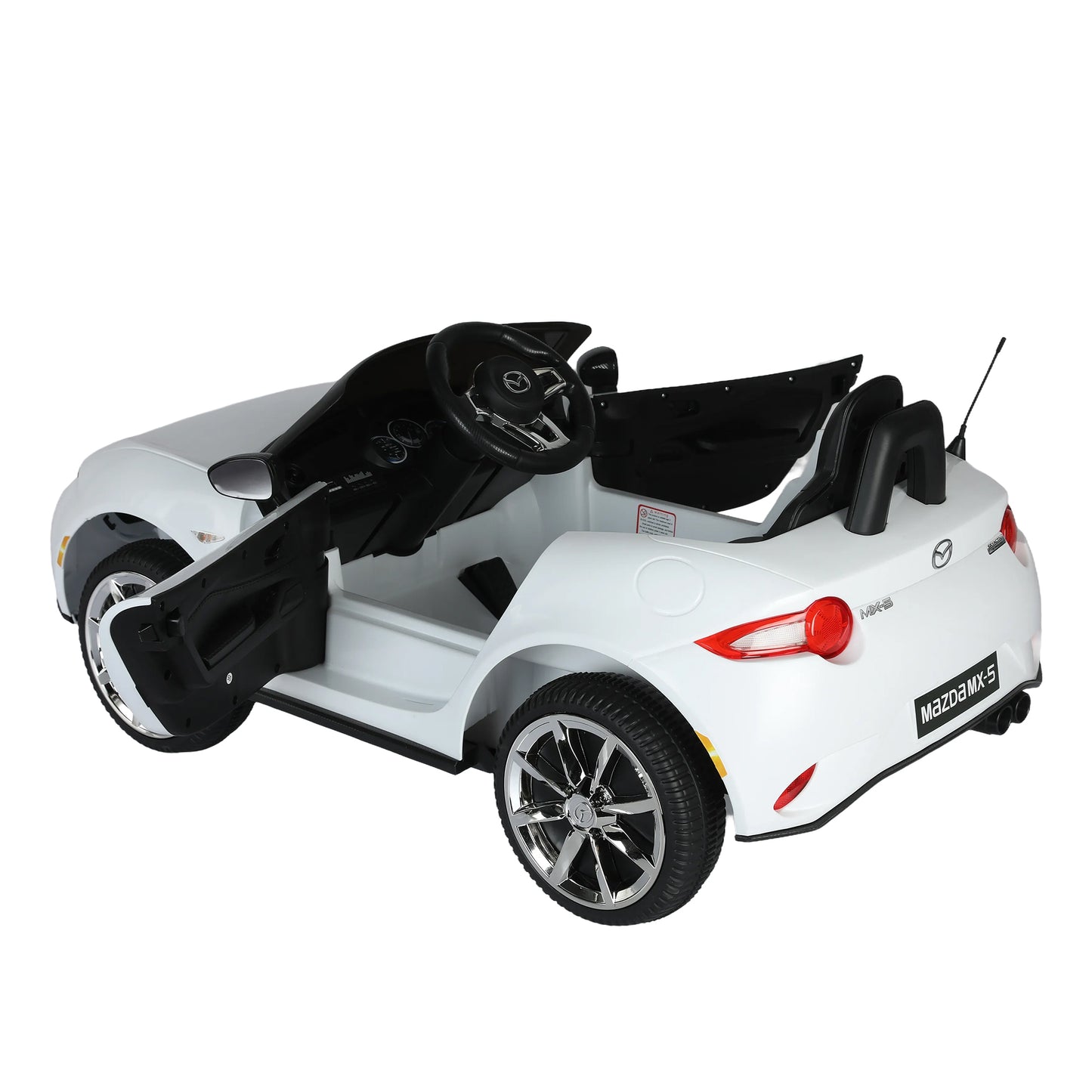 Licensed MAZDA MX-5 RF,12V Kids ride on car 2.4G W/Parents Remote Control,electric car for kids,Three speed adjustable,Power display, USB,MP3 ,Bluetooth,LED light,Two-point safety belt