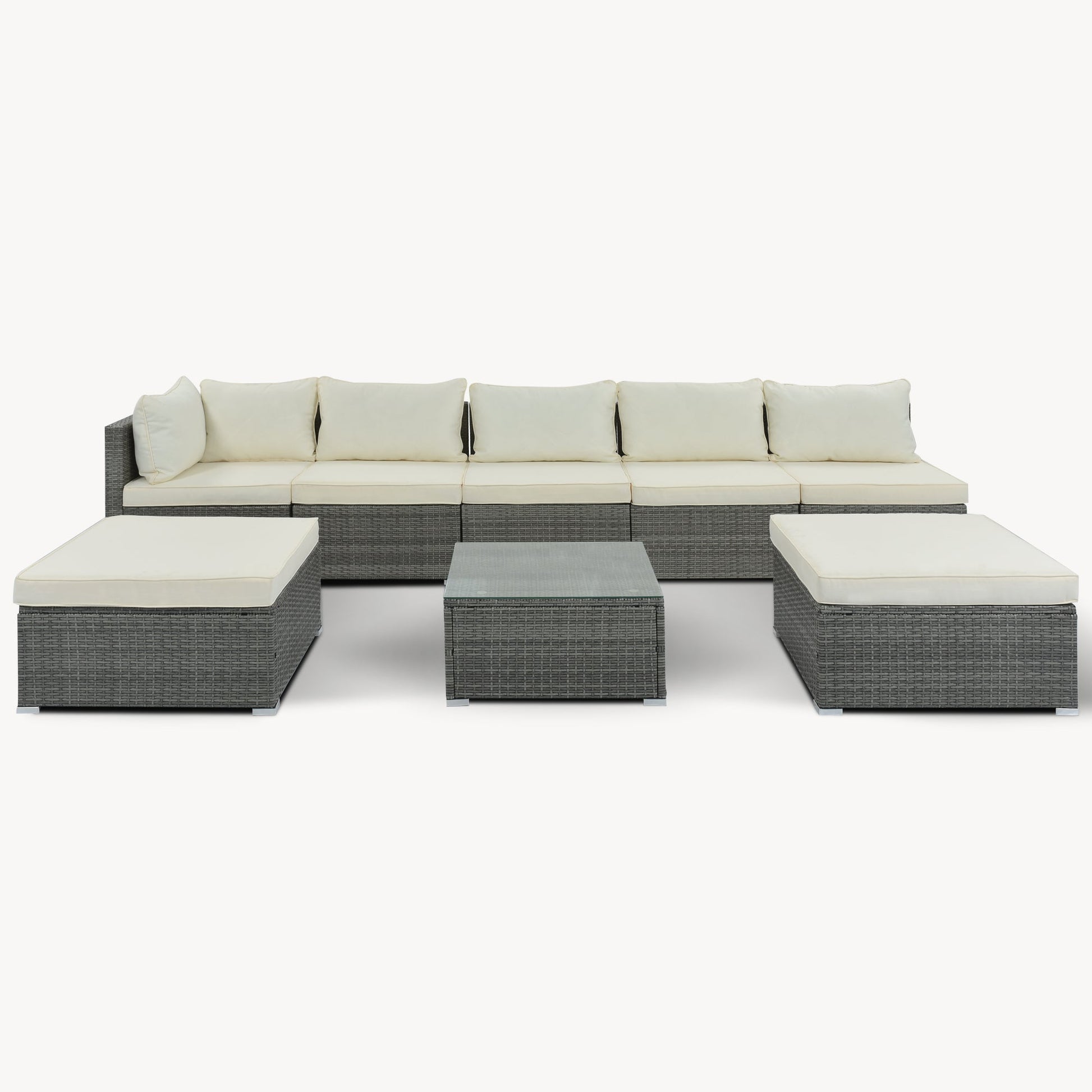 8-Pieces Outdoor Patio Furniture Set-7