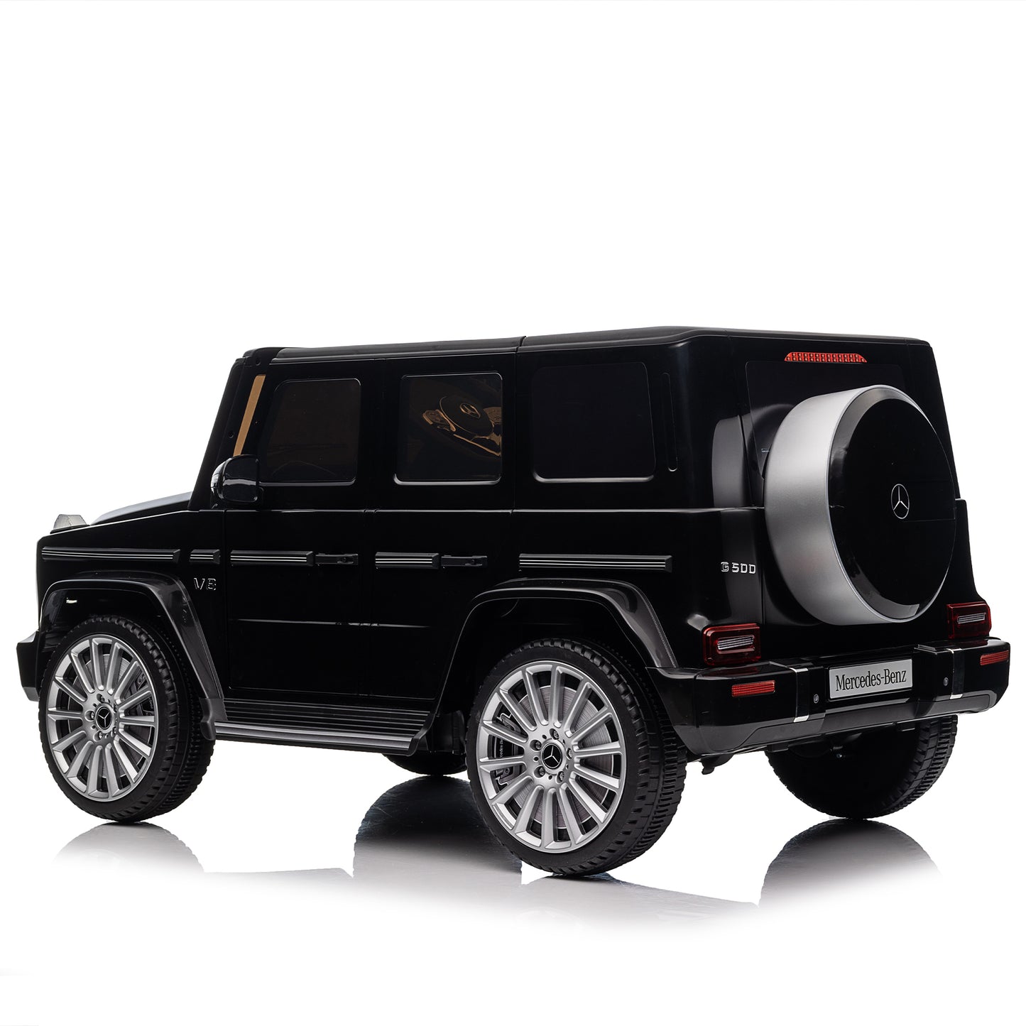 Licensed Mercedes-Benz G500,24V Kids ride on toy 2.4G W/Parents Remote Control,electric car for kids,Three speed adjustable,Power display, USB,MP3 ,Bluetooth,LED light,Three-point safety belt