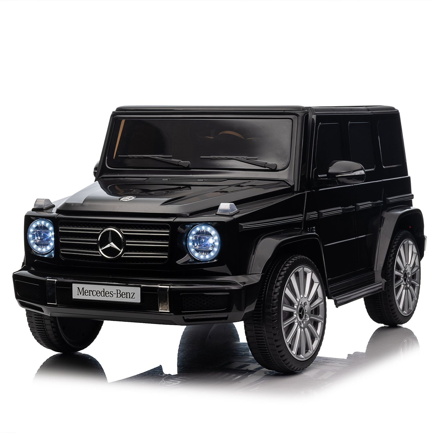 Licensed Mercedes-Benz G500,24V Kids ride on toy 2.4G W/Parents Remote Control,electric car for kids,Three speed adjustable,Power display, USB,MP3 ,Bluetooth,LED light,Three-point safety belt