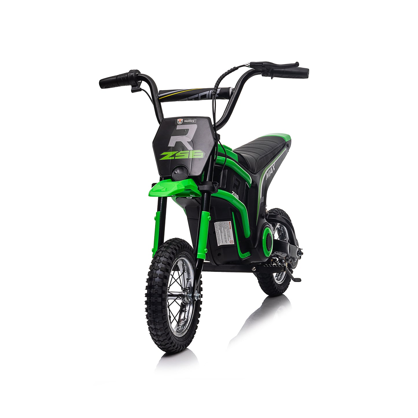 Kids Ride On 24V Electric Toy Motocross Motorcycle Dirt Bike-XXL large,age8-12 Speeds up to 14.29MPH,Dual Suspension, Hand-Operated Dual Brakes, Twist Grip Throttle, Authentic Motocross Bike Geometry