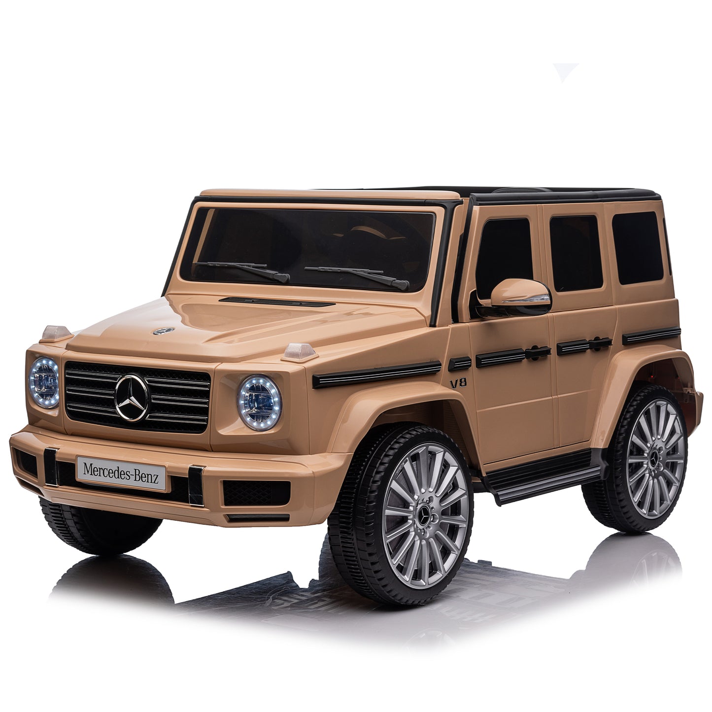 Licensed Mercedes-Benz G500,24V Kids ride on toy 2.4G W/Parents Remote Control,electric car for kids,Three speed adjustable,Power display, USB,MP3 ,Bluetooth,LED light,Three-point safety belt