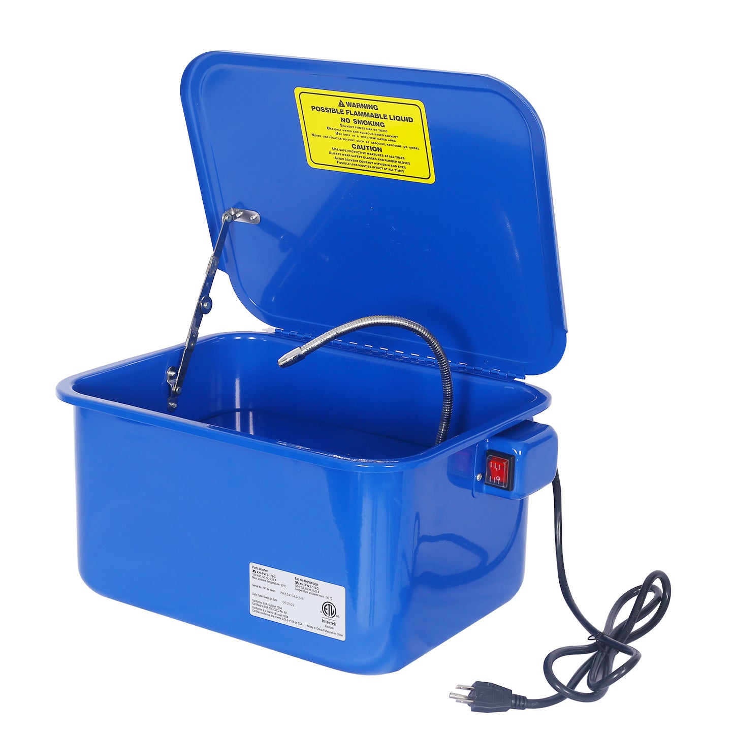 Cabinet parts washer with 110v pump,3.5 gallon BENCHTOP PARTS WASHER ,AUTOMOTIVE PARTS WASHER ELECTRICAL PUMP