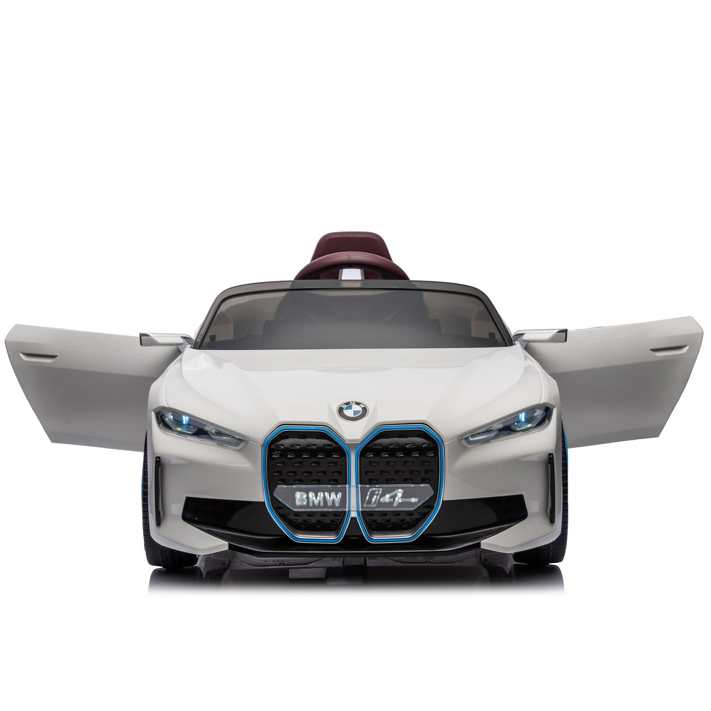 Licensed BMW I4,12v Kids ride on car 2.4G W/Parents Remote Control,electric car for kids,Three speed adjustable,Power display, USB,MP3 ,Bluetooth,LED light,Two-point safety belt,story