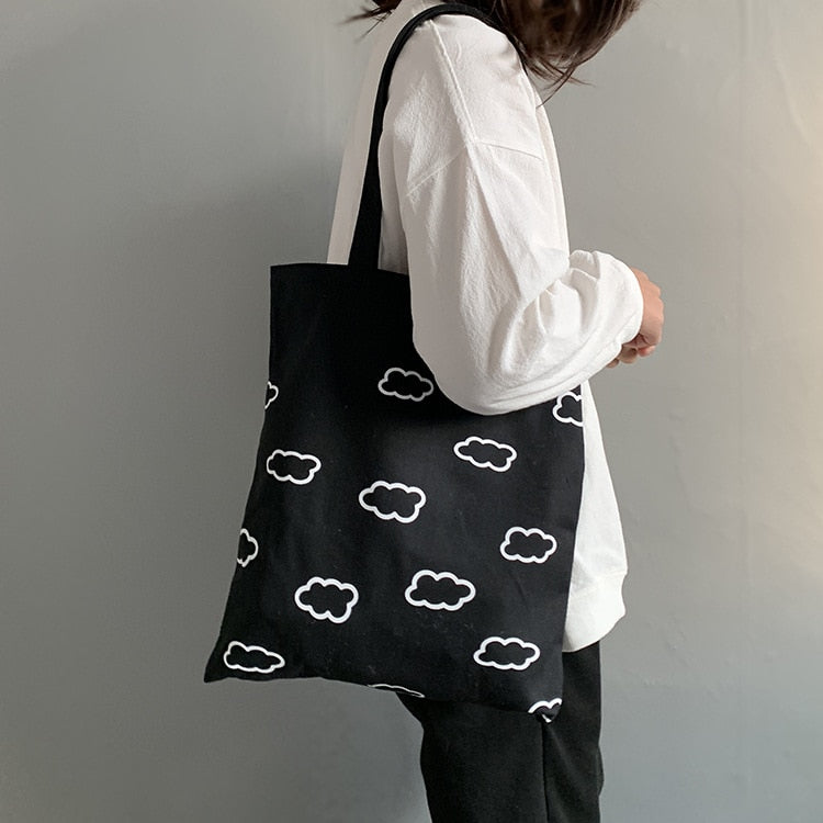 Single-Shoulder Canvas Tote Bags