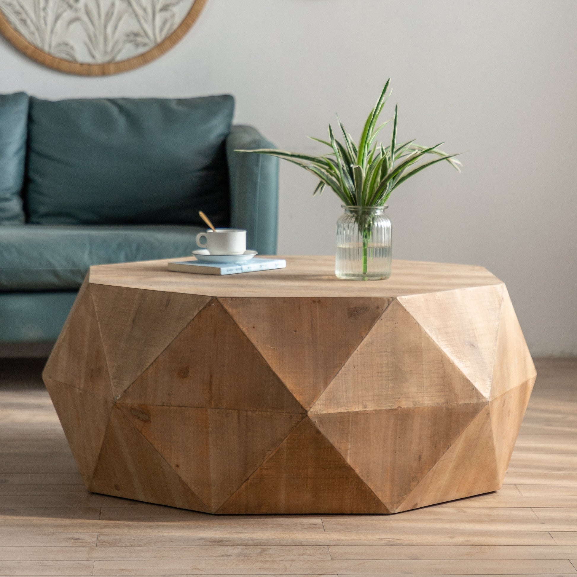 Three-dimensional Retro Style Coffee Table-1